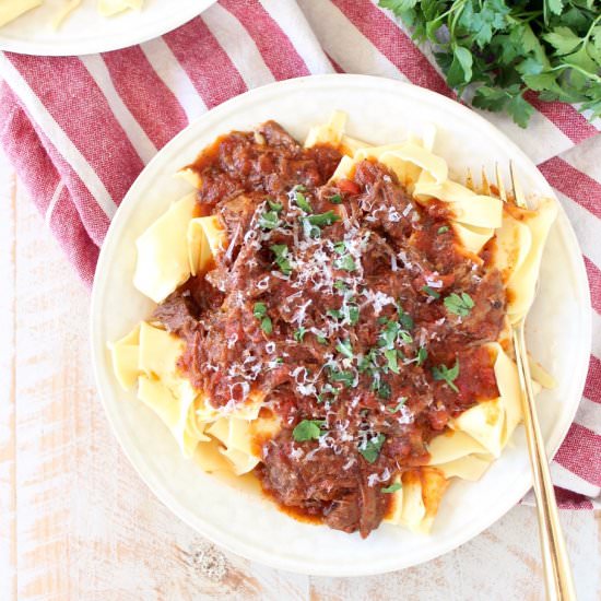 Instant Pot Beef Ragu - Recipe photo by Whitney Bond