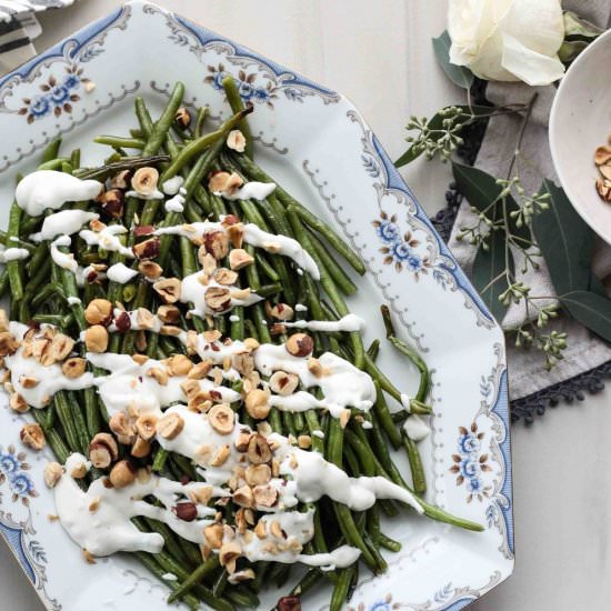 Haricot Vert with Roasted Garlic - Recipe photo by pedanticfoodie