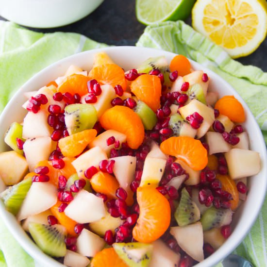 Winter Fruit Salad Recipe - Recipe photo by saygraceblog