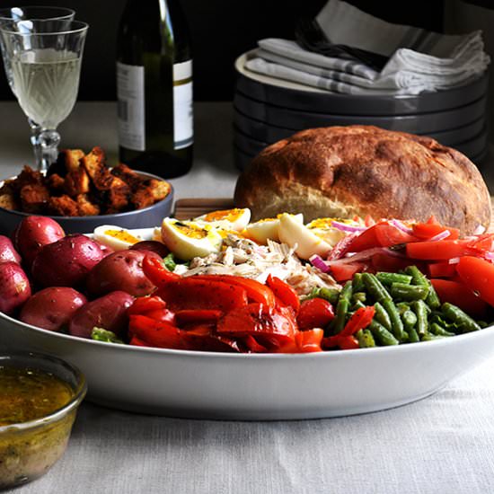 Chicken Salad Niçoise - Recipe photo by A Little and A Lot
