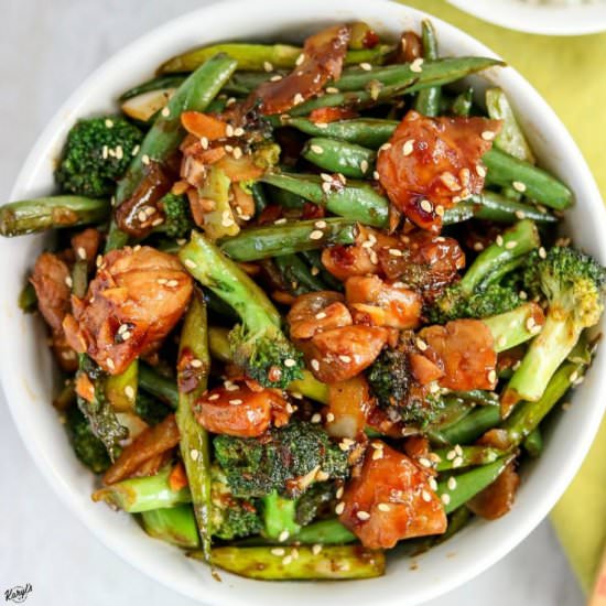 Spicy Chicken Vegetable Stir Fry - Recipe photo by karylhenry
