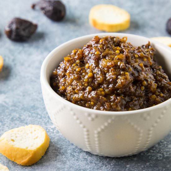 Pear-Fig Mostarda - Recipe photo by ChiliPepperMadness