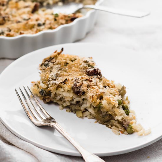 Italian Riviera Roasted Rice - Recipe photo by asmallkitcheningenoa