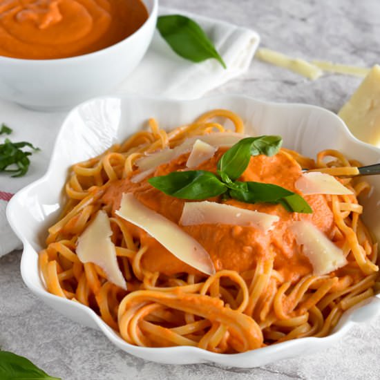 Tomato Cream Pasta Sauce - Recipe photo by casablancacooks