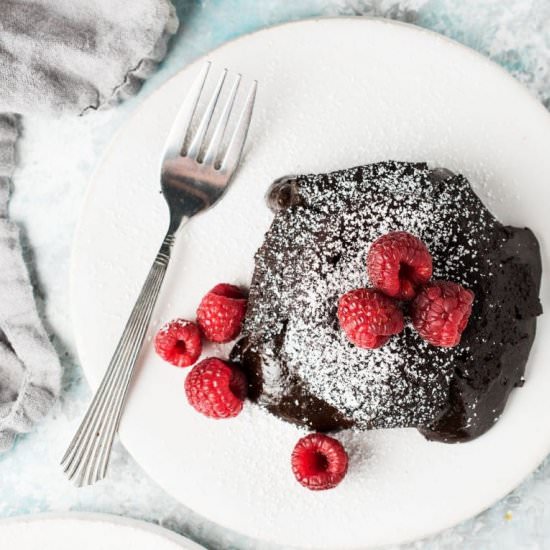 Flourless Chocolate Lava Cake - Recipe photo by The Endless Meal