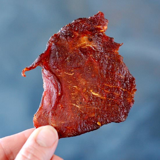 Bulgogi Beef Jerky - Recipe photo by girlscangrill