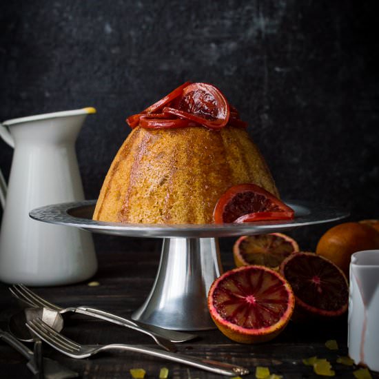 Blood Orange & Ginger Pudding - Recipe photo by Domestic Gothess