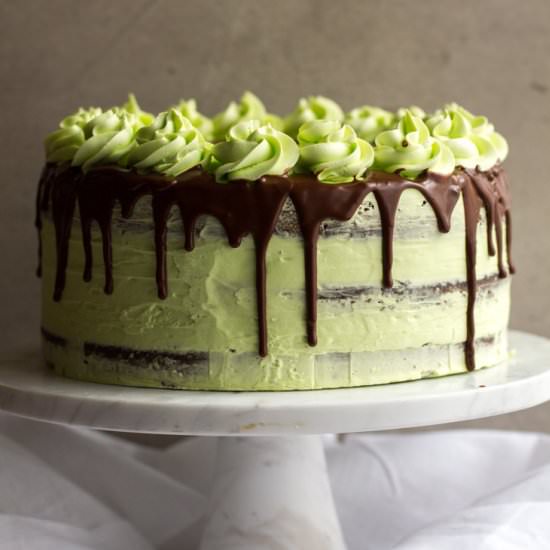 Mint Julep Layer Cake - Recipe photo by awayfromthebox
