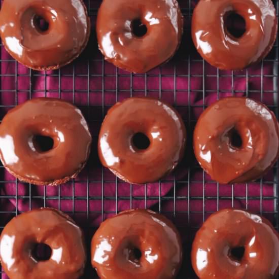 Gluten Free Chocolate Doughnuts - Recipe photo by The FODMAP Formula