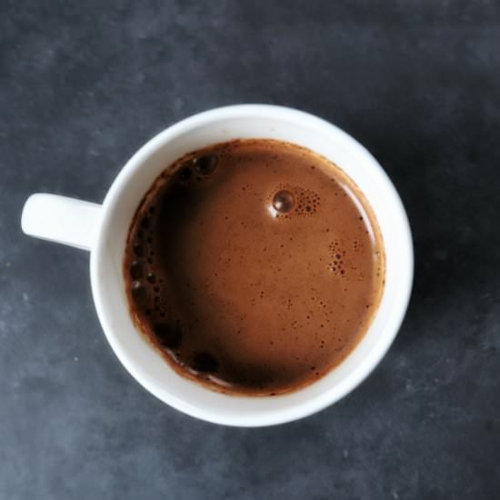 Low FODMAP Hot Chocolate - Recipe photo by The FODMAP Formula