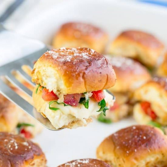Chicken Bruschetta Sliders - Recipe photo by LifemadeSweeter