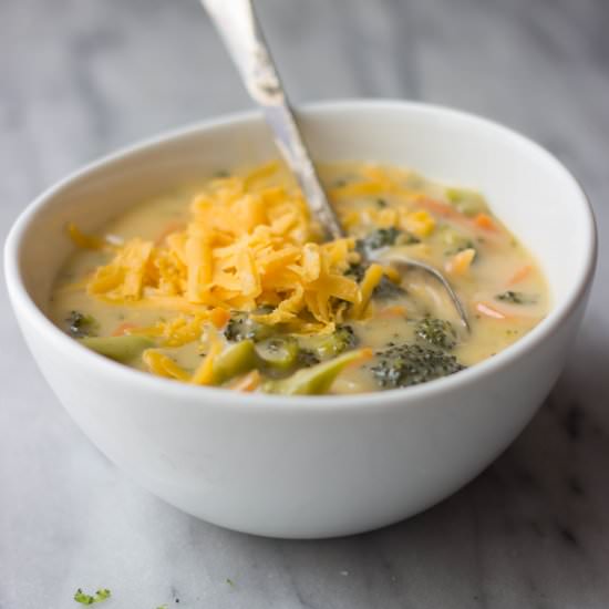 Broccoli Cheese Soup - Recipe photo by the_gourmet_RD