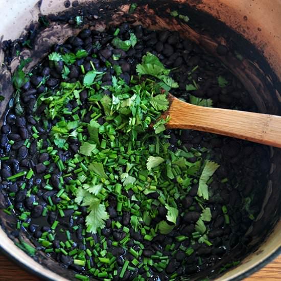Slow Cooker Black Beans - Recipe photo by A Little and A Lot