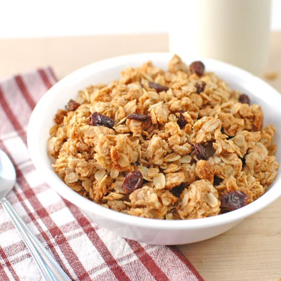 Grandma's Peanut Butter Granola - Recipe photo by savingcentbycent