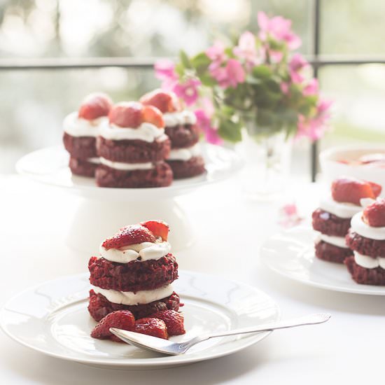 Red Velvet Mini Cake - Recipe photo by deepali