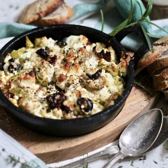 Baked Feta with Rosemary & Thyme - Recipe photo by Lemon Thymes