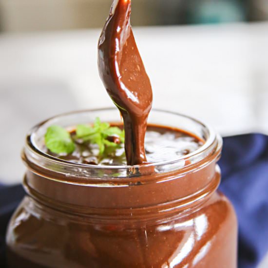 5-Minute Mint Hot Fudge - Recipe photo by Kleinworth &amp; Co
