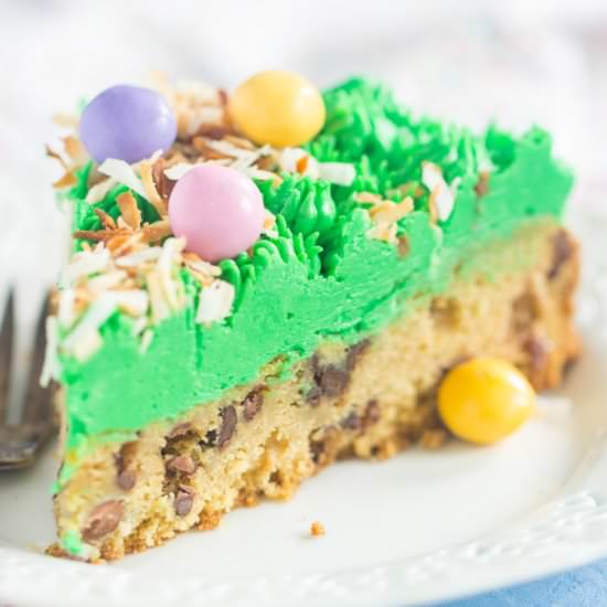 Chocolate Chip Cookie Cake - Recipe photo by thegoldlininggirl