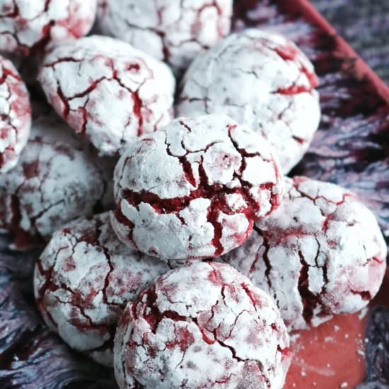 Red Velvet Gooey Butter Cookies - Recipe photo by TheSpiffyCookie