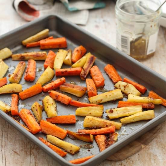 Honey Mustard Roast Vegetables - Recipe photo by easypeasyfoodie