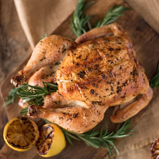 Rosemary Roasted Chicken - Recipe photo by culinaryginger