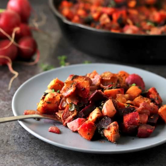 Red Flannel Hash - Recipe photo by wholesome within