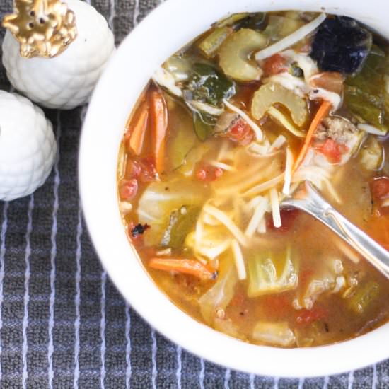Low Carb Cabbage Soup - Recipe photo by Diane and Dean