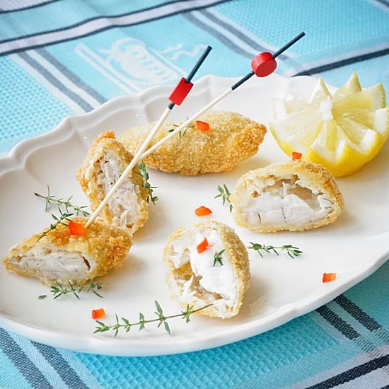 Deep-fried pork brains - Recipe photo by lacuisinedesimona