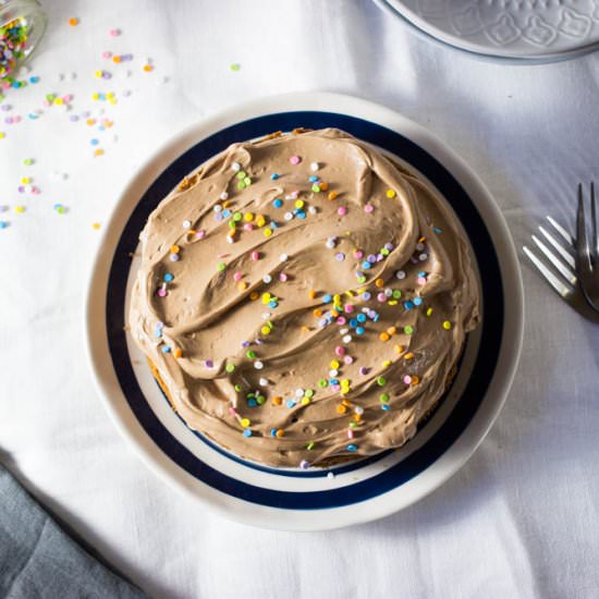 Malt Ball Snack Cake - Recipe photo by theverdigris
