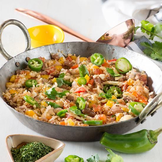 Cauliflower Jambalaya - Recipe photo by Rekha K
