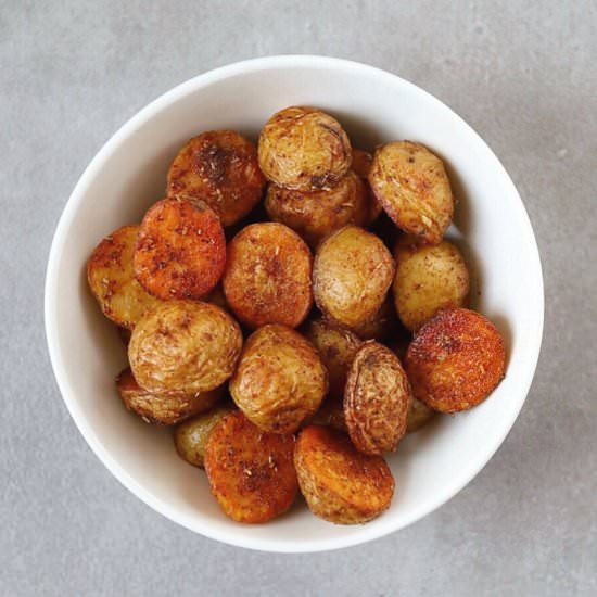 Mini Paprika Potatoes - Recipe photo by The FODMAP Formula