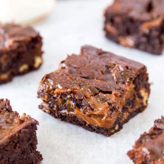 Dulce de Leche Brownies - Recipe photo by Lip-SmackingFood