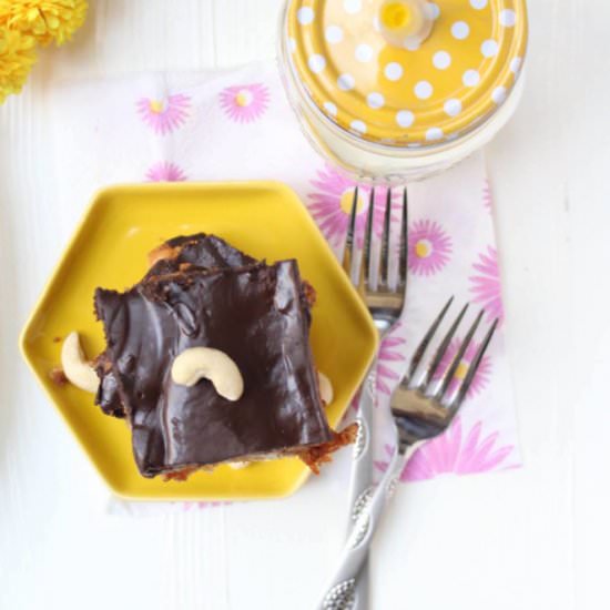Butterscotch Blondies with Cashews - Recipe photo by TheLoveOfCakes