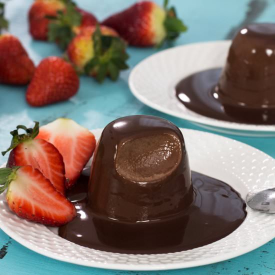 Chocolate Panna Cotta - Recipe photo by Home Cooking Adventure