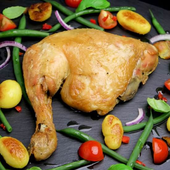 French confit of chicken - Recipe photo by Culinaire bagage