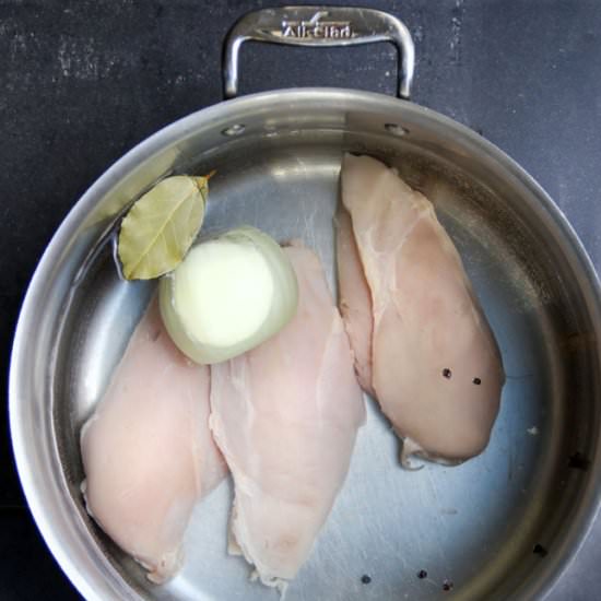 Perfect Poached Chicken - Recipe photo by panning the globe