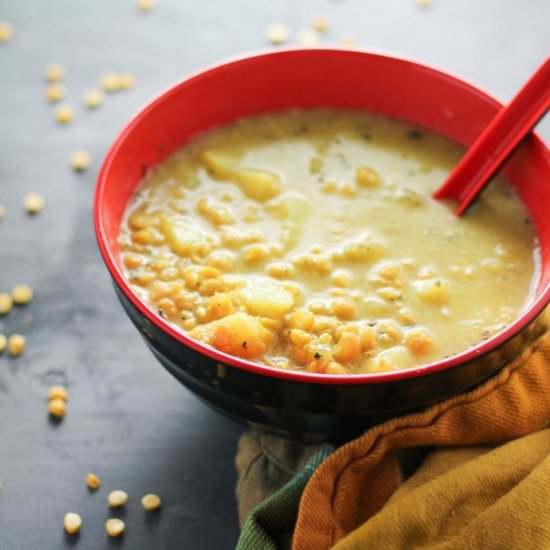 Slow Cooker Yellow Dal - Recipe photo by VeganWithCurves
