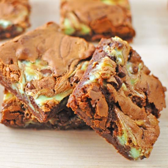 Chocolate Chip Cheesecake Brownies - Recipe photo by savingcentbycent