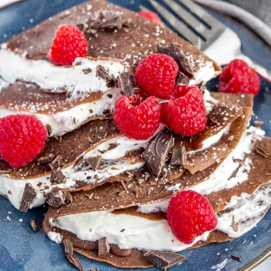 Gluten Free Chocolate Crepes - Recipe photo by LifeAfterWheat