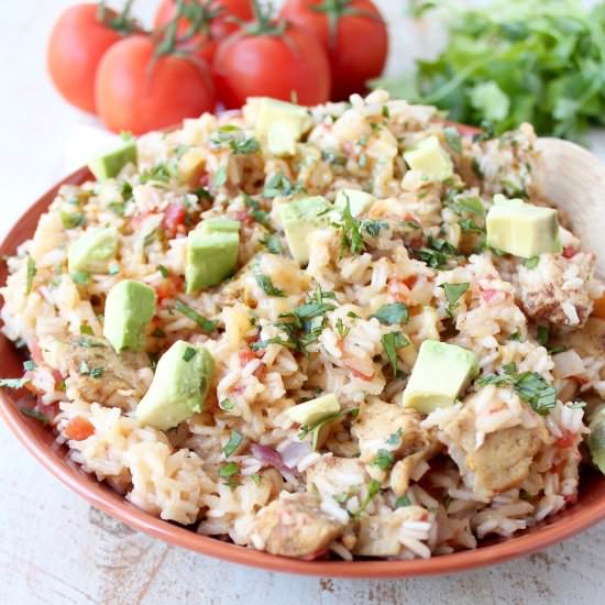 One Pot Taco Chicken & Rice - Recipe photo by Whitney Bond
