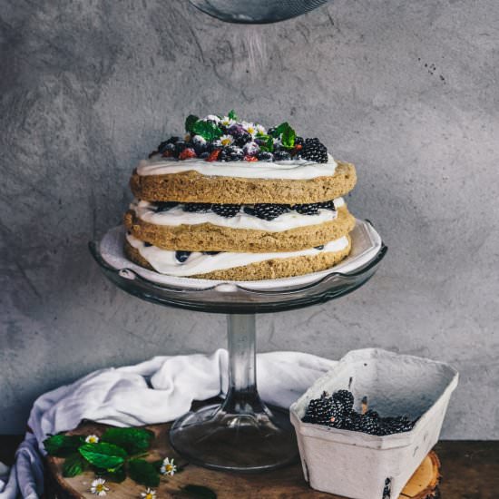 Healthier BUCKWHEAT BERRY CAKE - Recipe photo by nattwrobel