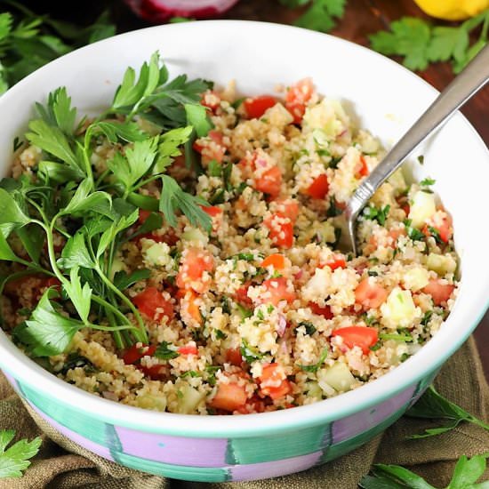 How to Make Tabouli - Recipe photo by thekitchenismyplayground