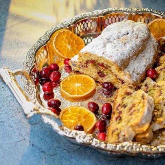 Cranberry Orange Quark Stollen - Recipe photo by thedeliciouscrescent
