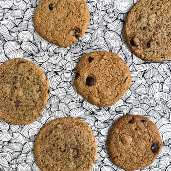 Chewy GF Chocolate Chip Cookies - Recipe photo by zingijounal