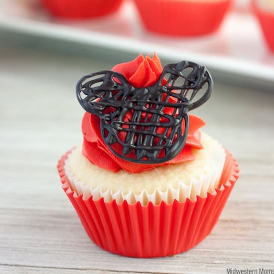 Easy Mickey Mouse Cupcakes - Recipe photo by Midwestern Moms