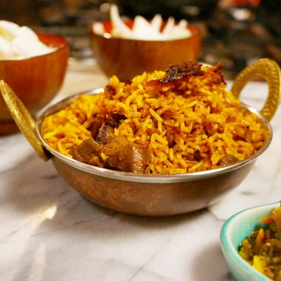 Red Rice: Mom’s Garmir Pilaf - Recipe photo by cocoinkitchen
