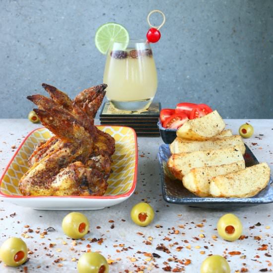 Moroccan Roasted Chicken Wings - Recipe photo by 5Flavours