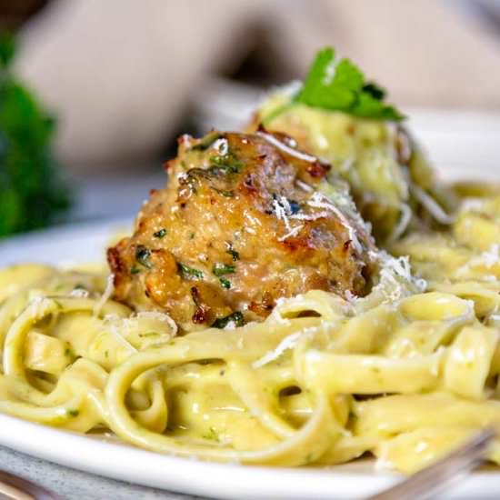 Classic Chicken Meatballs - Recipe photo by keviniscooking