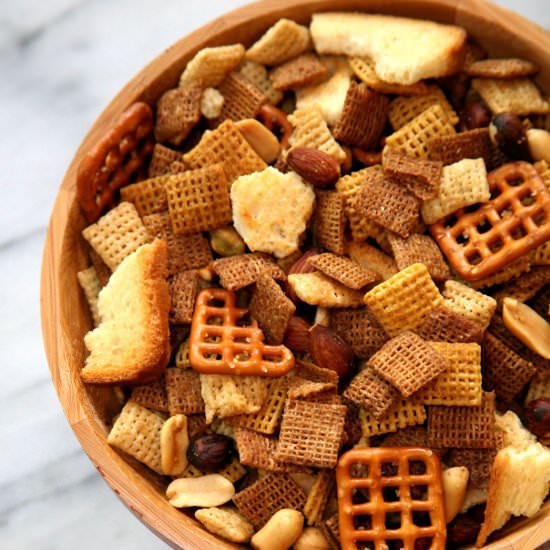 Homemade Chex Mix - Recipe photo by pinch of parsley