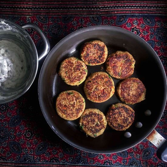 Sweet Potato Quinoa Fritters - Recipe photo by architlost
